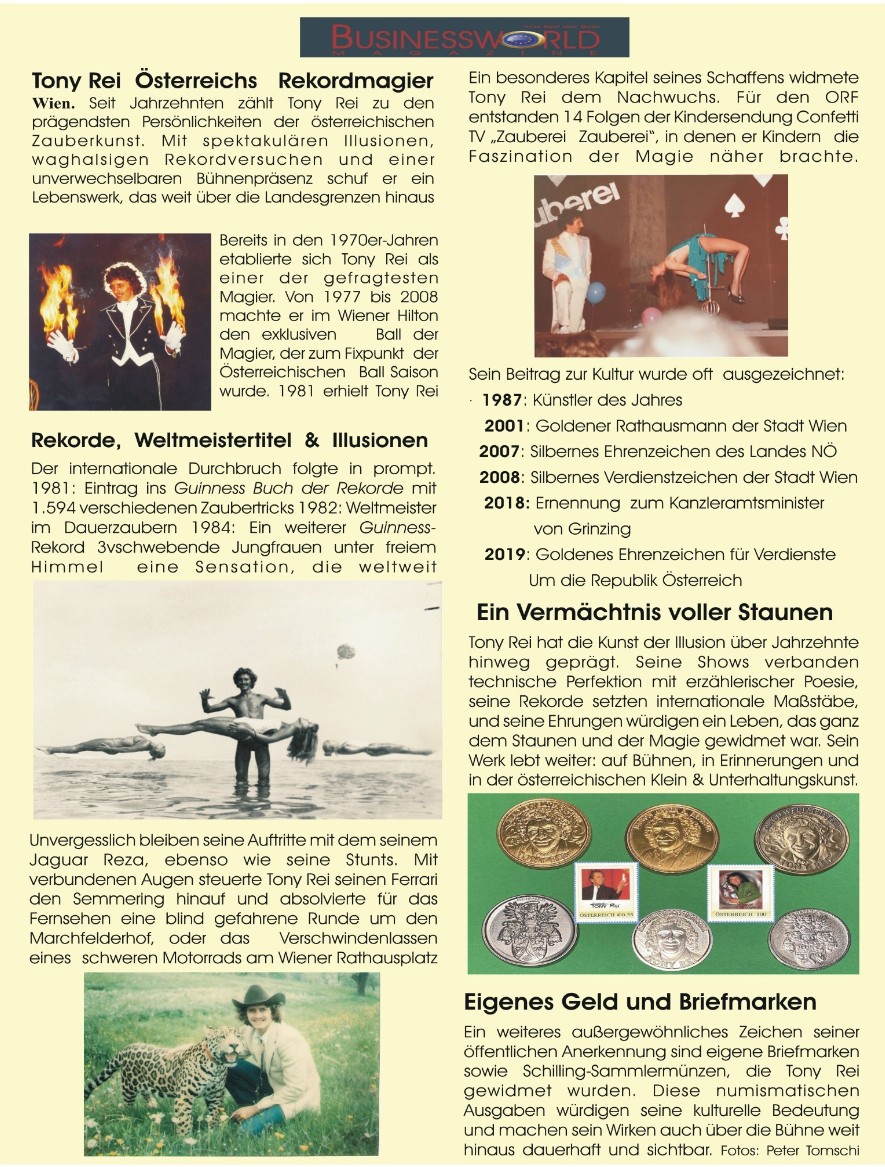 BusinessWorld ÔÇô Tony Rei ├ûsterreichs Rekordmagier