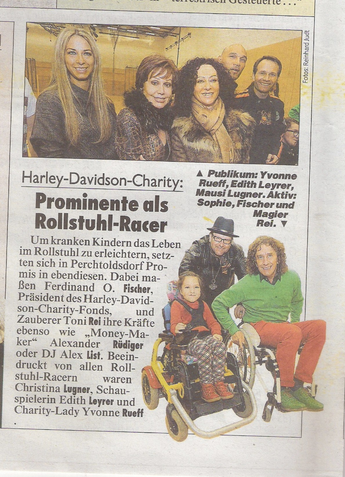 Tony Rei Harley - Charity