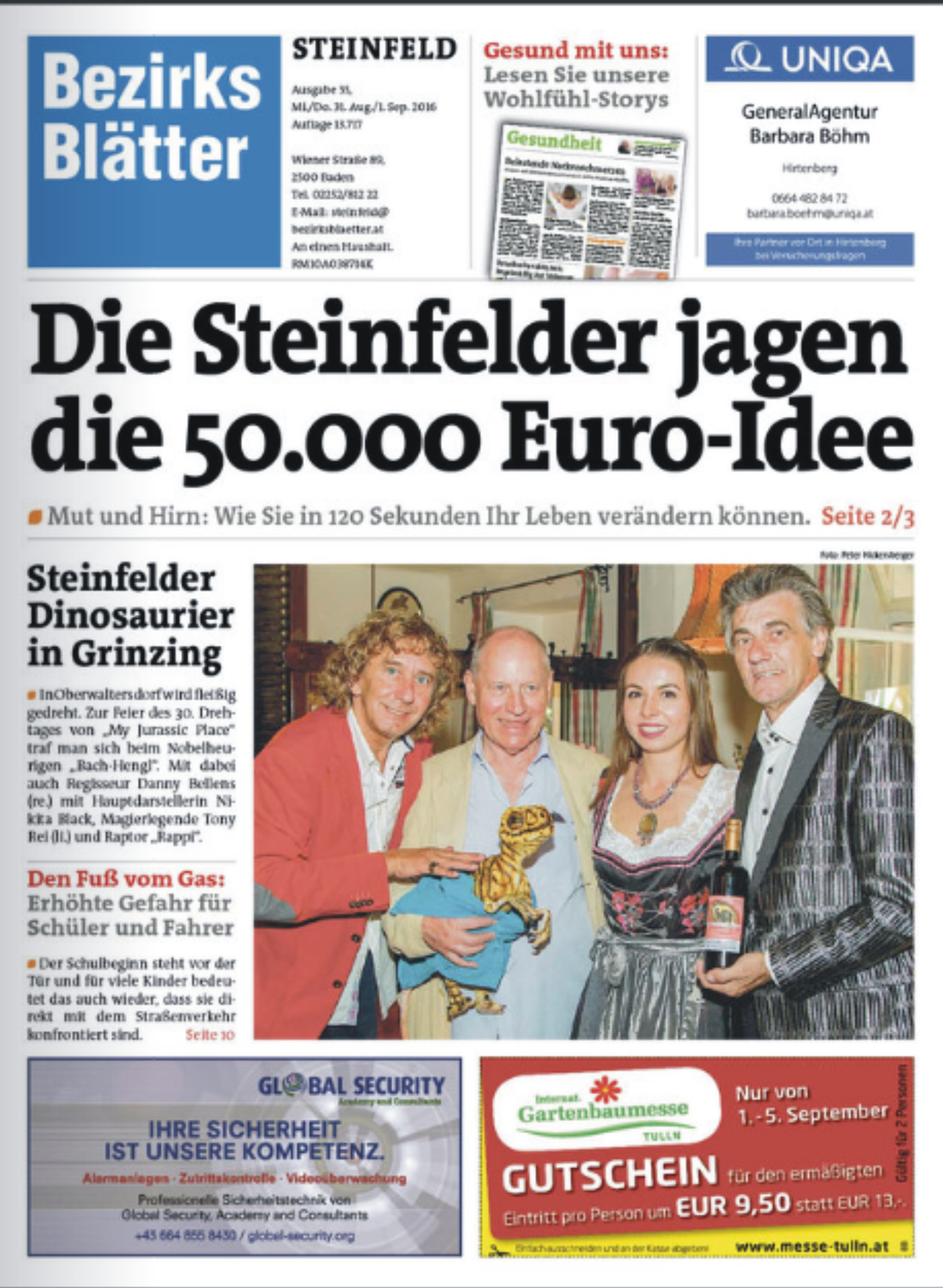 Tony Rei Bezirksblätter