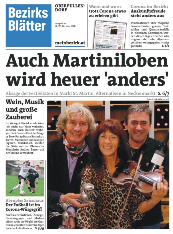 Tony Rei Vernissage und Weinverkostung