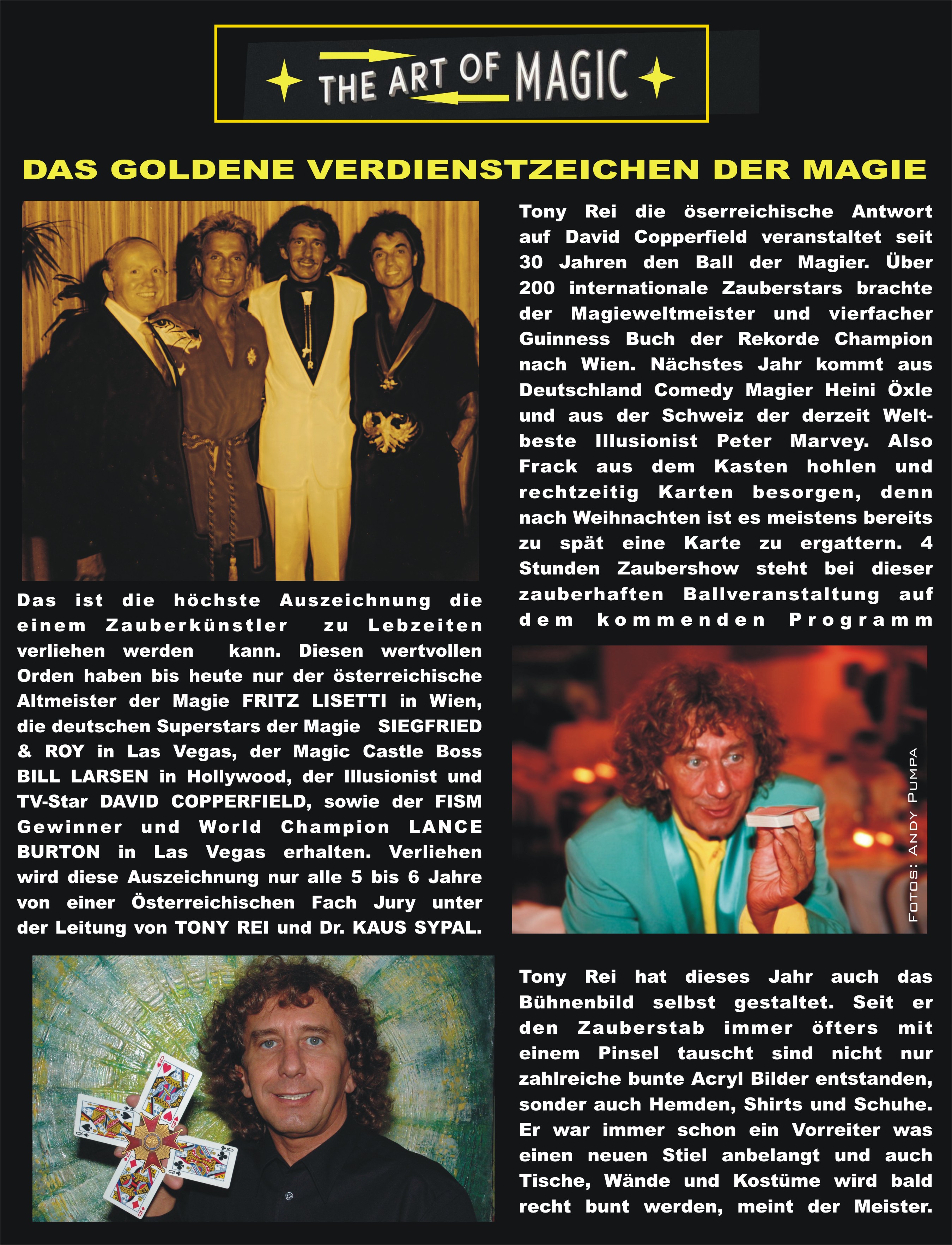 Das goldene Verdienstzeichen der Magie